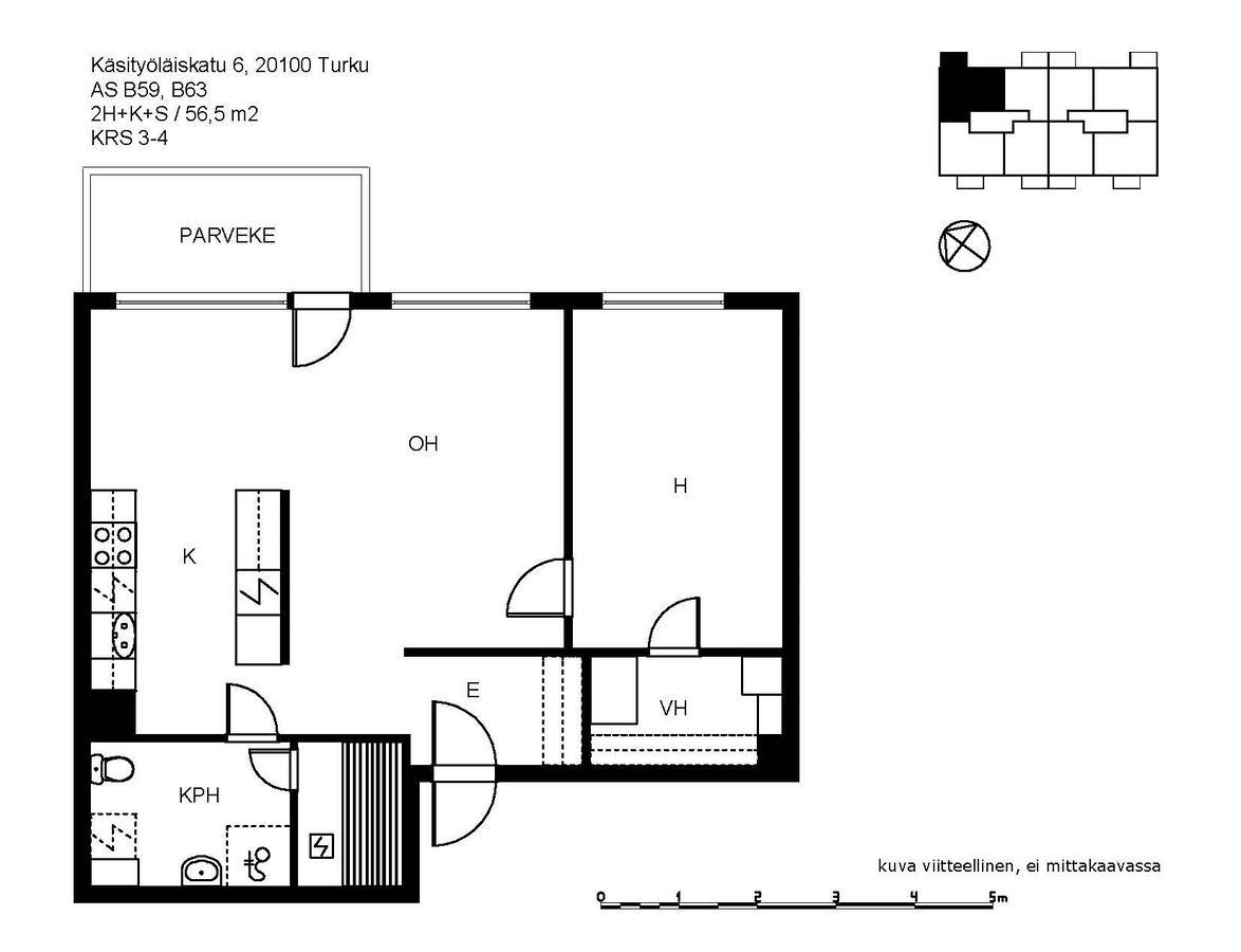 City Apartments Turku - 1 Bedroom Apartment With Private Sauna エクステリア 写真